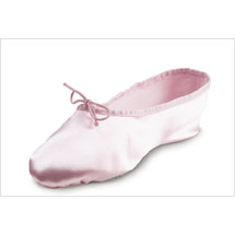 Capezio -Girls Satin Ballet Slippers Style #: 753C. Fine satin upper with stitched suede leather sole. Cotton lining and socklining.dyable. Great for dancing or for weddings.