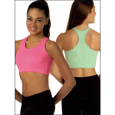 Racerback Bra Style #: 760. Racer back bra features a qwik wik front lining.