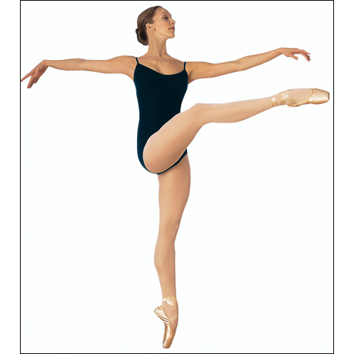 Traditional Camisole Leotard Style #: P403. Classic Ballet cut Camisole Leotard Features under Bust seam for extra support. Semi-low back. Coolmax Built-in Bra Lining.