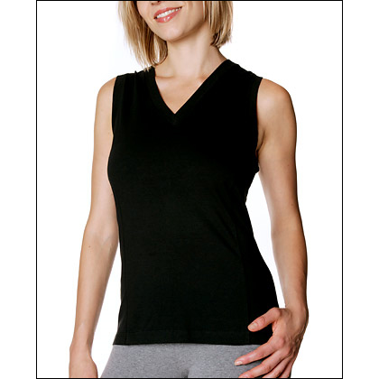Women's Cotton Stretch V-Neck Shell Style #: 8103. Get cozy in our Cotton Stretch V-Neck Shell featuring front and back princess seam styling, wide cut armholes, side vents and our screened logo on the back, just below the neckline.<br>
<br>
<li> Product Features<br>
<li> Princess seam styling<br>
<li> Side vents<br>
<li> Wide cut armholes<br>
<li> Screened logo on back<br> 
<li> Imported