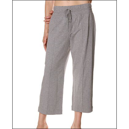 Women's Cotton Stretch Drawstring Crop Pant Style #: 8172. Our Cotton Stretch Drawstring Crop Pant is a cozy wide-leg, wide waist drawstring pant with stylish stitched front and back creases and handy key pocket. A terrific fit for your active lifestyle!<br>
<br>
Product Features:
<li>Comfortable drawstring waistband 
<li>Inseam approximately 24" 
<li>Stitched front crease
<li>Interior key pocket