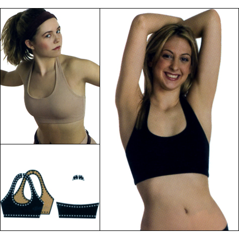 Halter Bra Features Pull Over The Neck Styling Style #: 8432. Halter bra features pullover the neck styling and is fully lined with supportive power mesh.