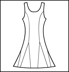 Tank Princess Swing Dress Style #: 9300-9800. Tank Princess Swing Dress.