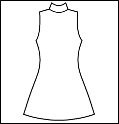 Sleeveless Mock Neck Mini Dress Bra Lined Style #: 9304-9804. Sleeveless Mock Neck Mini Dress .Bra Lined.