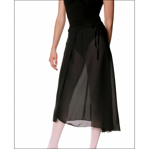 Women's Wrap Skirt Style #: 9562. This 29 inch Georgette wrap skirt is as feminine and it is functional.Semi sheer. one-size-fits-all.