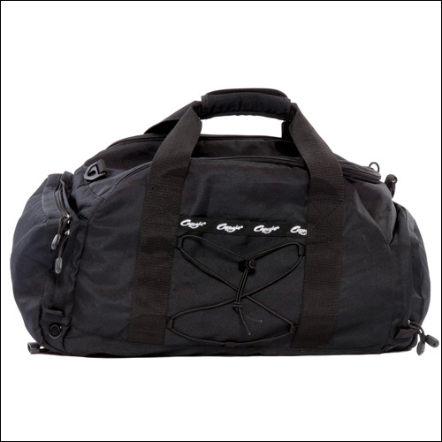 Capezio-Convertible Duffle Bag Style #: B29. Convertible Duffle Bag.Concealed shoulder straps converts duffle to a backpack; includes wet pocket, ID label, detachable shoulder strap. 100% Polyester.