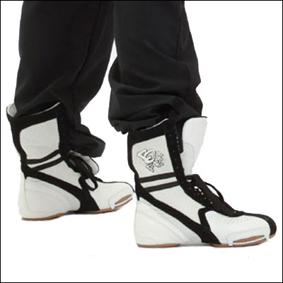 Frontline's-"B Free Elite" Dance Boot Style #: BF1/BF2. BF2. This signature style designed in partnership with Brian Friedman. The combination upper is durable, comfortable, lightweight and breathable. Brushed nylon tongue lining. Poly cotton laces in black and white. Dance patterened rubber sole with spin spot provides traction and stability. contoured EVA footbed. Brian Friedman logo featured on side of shoe.<br>
Men begin fitting with street shoe size.<br>
Women begin fitting two sizes down from street shoe size.
