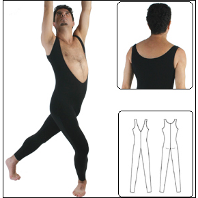 "Marco" Unitard Low Front Cut Style #: D2168C. Unitard, low front cut.