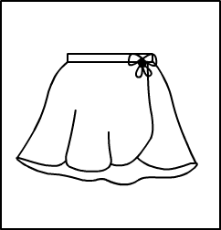 Wrap Skirt Style #: D783G. Wrap Skirt.Sheer Glisenett Fabric.