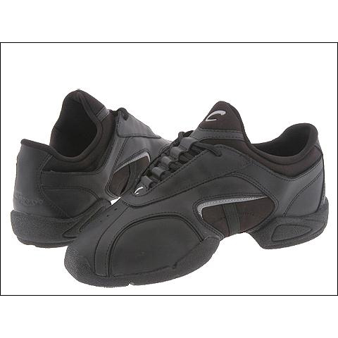 Capezio "Tekno-Lo" Dance Sneaker Style #: DS22. *** NOTE- Silver/Pink and Brown/Pink colors are only made up to size 12 ***
*** Mens sizes are available in Black only ***
----------------------------------------------------------
<li> The Tekno-Lo is the first Dansneaker® that features patent pending PowerPointe Construction®. A scooped arch construction eliminates excess material and reduces the stress on the muscles required to flex and point the foot.
<li> Full grain and action leather upper is patterned and engineered to be responsive to the athletic performance of each dancer. (Silver upper uses synthetic leather upper.)
<li> Medial and lateral gore inserts on the vamp create a more generous forefoot fit. 
<li> Inner shell is made of stretch nylon mesh and foam which provide a lightweight, foot hugging, comfortable fit. 
<li> Split EVA footbed offers cushion and support and allows for superior articulation of the arch. Patented built-in arch support system offers additional support and comfort. Lightweight tech-mesh arch provides air flow while the thin collar is contoured for ease of motion and comfort. 
<li> Lightweight PU outsole has a low profile and toe stand.
<li> 89% of Fit Survey respondents said this shoe "Felt true to size".
<li> 89% of Fit Survey respondents said this shoe "Felt true to width".
<li> 89% of Fit Survey respondents said this shoe had "Moderate arch support".