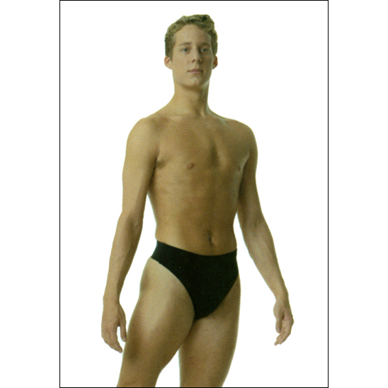 Dance Belt With Thong Back Style #: HM10B. Harmonie, Thong back dance belt in a dry-wick microfiber fabric.