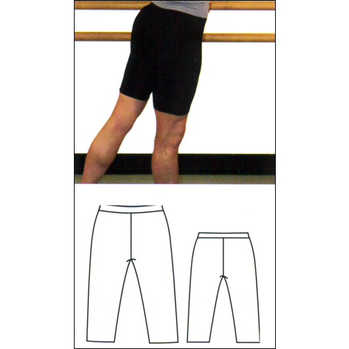 Bermuda Length Shorts Style #: OSB-709. Bermuda length bike shorts.10 inch inseam. Wide comfort waist.Fitted stretch Nylon/Lycra fabric. Ideal for dancing or working out.
<li> Non-stock item. Allow two weeks for shipping. If unable to wait two weeks please call to check availablity.<br>
<li> Can be made in other colors. Call to inquire about other fabric and color availabilties. Additional charges may apply.<br>