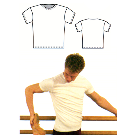 Harmonie-Men's Crew-Neck Tee Style #: HM004/ 5938. Harmonie-Men's Crew-Neck Tee. Waist length.Fitted stretch Cotton/Lycra fabric. Ideal for dance, exercise, or any other cross-over use.