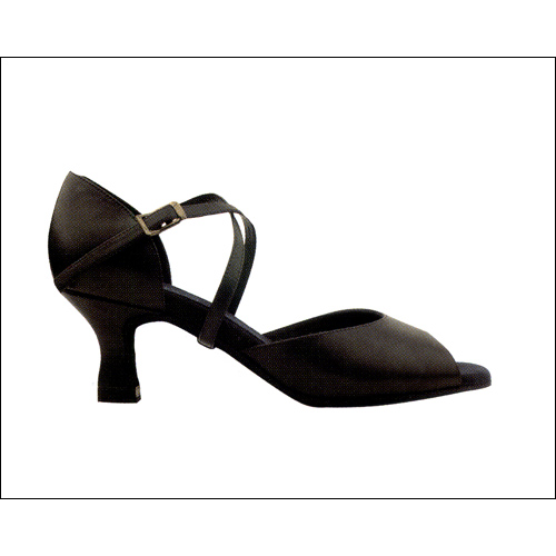 "Kay"- 2" Ladies Amateur Ballroom Style #: 104L. Under Arch Cross Strap
<li> 1.5" sturdy and balanced heel
<li> Non toenail pinching large open toe.
<li> Cushion insole
<li> Fine and flexible suede sole at metatarsal
<li> Suede floor-hugging heel
<li> "no pin" signature slide buckle for an individual fit
<li> Convertible cross-under strap secures hold OR tie it across your ankle for a sleek look
<li> non-slip suede inside liner.