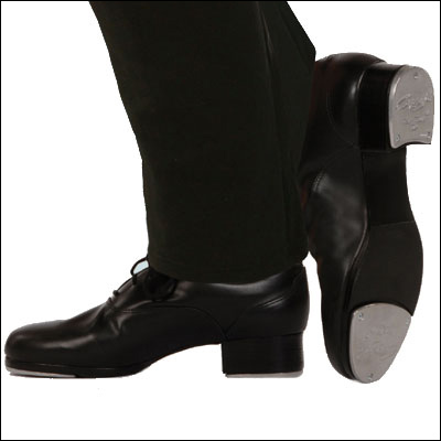 Capezio "Fortune Tap" Tap Shoe Style #: M60. Traditional tap oxford. Leather upper is durable and soft. Folded edges, padded collar and Achilles notch adds comfort. Double leather sole. Stacked leather heel. TeleTone® toe and heel taps. Rubber sole patch. Foam padded insole provides shock absorption and added comfort.<br>