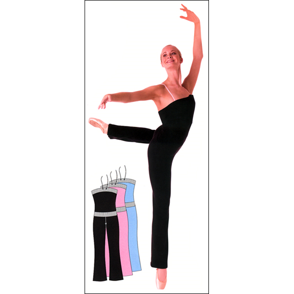 Jumpsuit Style #: P201. <li> Ultra Soft, Light Weight Cotton. <br>
<li> Adjustable tie convertible bodice that can be rolled down to pant. <br>
<li> Rib Knit Trim. <br>
<li> Boot leg bottom.**** ITEM IS FINAL SALE ***