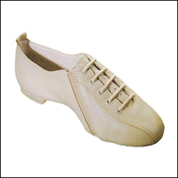 Capezio "ISOTOPE"-Full Sole Style #: PP02-PP03. Breakthrough PowerPoint technology is at work in this supportive full sole tie shoe which allows for lengthy workouts in comfort. The tempered and plated leather uppers support the foot the bicycle front styling slim the foot draws the line forward. Finger goring lateral and medial sides snug the upper to the foot. The tongue and arch are perforated to increase breathability and maintain a dry foot for blister resistance. The suede sole is chrome tanned adding durability to the great floor feel this shoe offers. Leather lining adds to the support of the shoe and the PVC non-marking has a raked breast to disappear breast to disappear into the arch and creat a clean line.Available in Ladies (style # PP03)up to size 10.0,and Mens(Style# PP02)up to size 12.