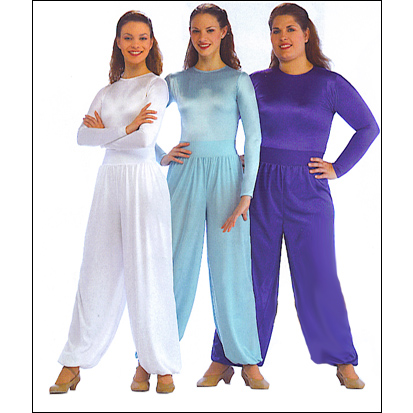 Women's Polyester "Harem" Pants Style #: OSB-118. Polyester High Rise Harem Pants
Full Leg, Lycra Waist And Ankle Bands. Please allow 2 weeks for shipping.