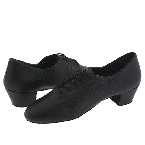 Freed "Professional" Men's Latin Shoe Style #: Freed "Professional". Men's, ultra-soft Leather,lace up shoe with suede soles. Available in sizes 5 to 14 including half sizes. Medium and wide widths. Cuban heel. In black leather.