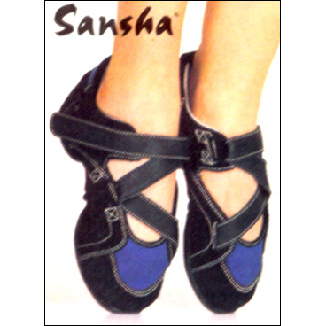 Sansha- Style #: S-IL62. Dansurf sports the features of a sneaker and the coolness of a sandal for a great look! Its innovative design holds your feet like a glove providing support to keep your arch firm while putting bounce in your step. Features include a spilt-sole, hard toe for toe work, suede upper and padded, removable insole.Full sizes only.