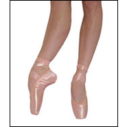 Bloch-"Synergy" Pointe shoes Style #: S0101L. Bloch's Synergy skived 3/4 shank pointe shoe gives unsurpassed feel and response to every level of dancer. Synergy with the 3/4 shank is designed to break in easily and to allow great flexibility, without wearing out quickly.<br>
<i>Ribbons not included