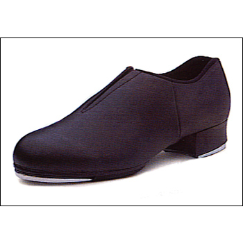 Bloch-Tapflex -Slip-On Tap Shoe Style #: S0389L. <li> Slip on,Split Sole,leather upper,<br>
<li> Sling technique upper allowing the shoeto bend in one direction and give resistance in the other.<br>
<li> Upper design shaped to relieve pressure on the Achilles tendon.<br>
<li> Full kashmir lining for reduced friction, reduced heat, reduced moisture, high absorption.<br>
<li> Showckwave tap plate alloy for stronger sound.<br>
<li> leather stacked heel.