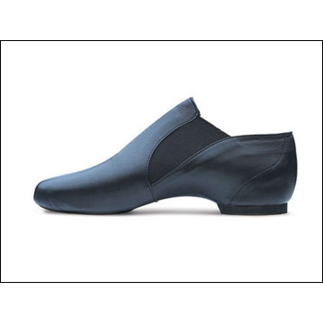 Bloch -Slip-On "Elasta Bootie" Jazz Boot Style #: S0499L. Bloch's "Elasta Bootie" is a laceless gore boot that fits as perfectly as all Bloch shoes. Longer bottom pleats and shorter footprint shaped pad for a better fit.