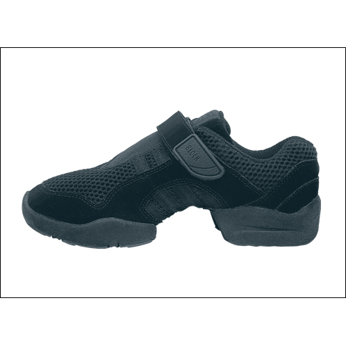 Bloch - Propel Style #: S0568L. The S0568 Propel is an ultra lightweight dance sneaker with a Velcro strap for quick changes. The upper is ultra suede and breathable mesh, whilst the heel and tongue lining provides a superior cooling system and is mildew resistant. The out sole has the correct balance of grip and slip and can be used on all surfaces.