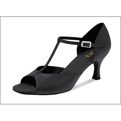 "Issabella" Ballroom Shoe By Bloch-Australia Style #: S0802L. "Issabella" is a classic, light and beautiful latin or salsa competition shoe. The narrow, tapered 2 1/2” heel, with steel reinforcements provides stability and the full heel cup and T-strap give support. A flexible suede sole is perfect for turning on many types of floors and allows a great range of movement. Also features a simple self-locking buckle for quick changes.