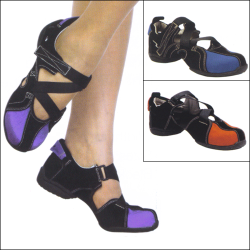 Dansurf 2- Sneaker By Sansha Style #: S16L. Sandals with velcro straps and light rubber split sole.