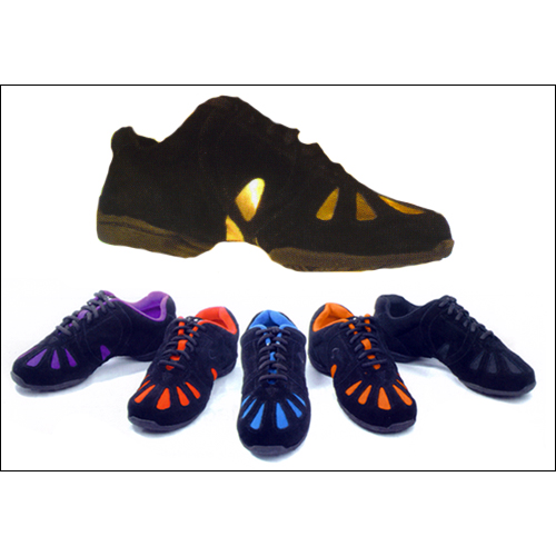 Dynamo-Sneaker By Sansha Style #: S30. <li> Suade And Canvas Upper. <br>
<li> Light rubber split sole. <br>
<li> Hard toe for hip hop techniques.