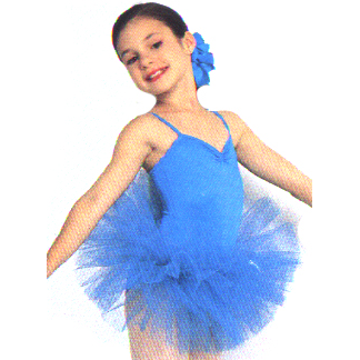 Tutu  Bands Style #: 330. Tutu band to be worn over a leotard. 4 tier nylon net tutu sewn over an elastic waist band. One size child fits Toddler(2/4)thru Medium(8/10). Adults fits small-thru Medium.