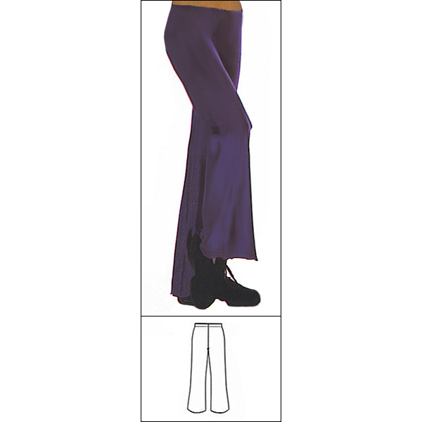 Cotton/Lycra-Wide Leg Jazz Pant Style #: BT-326. Wide Leg jazz pant.Stretch Cotton /Lycra fabric.Elastic waist band and flair legs.
Wider flair leg which is ideal for men and boys as well. 

*** Black color is in stock-please allow two weeks for other colors.***