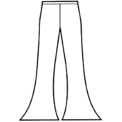Bell Bottom Jazz Pants Style #: DPBT329. Low rise, hip hugger, bell bottom pants.Comfortable,stretch cotton, or spandex fabrics. Elastic waist. *** NON-STOCK ITEM; PLEASE ALLOW 2 WEEKS BEFORE SHIPPING (If placing a rush order please call for availability) ***