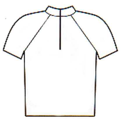 Short Sleeve Shirt Style #: MD3497. Short sleeve zip-front mock neck shirt.Two weeks delivery.Refer to our Made-To-Order section for other mens tops.
