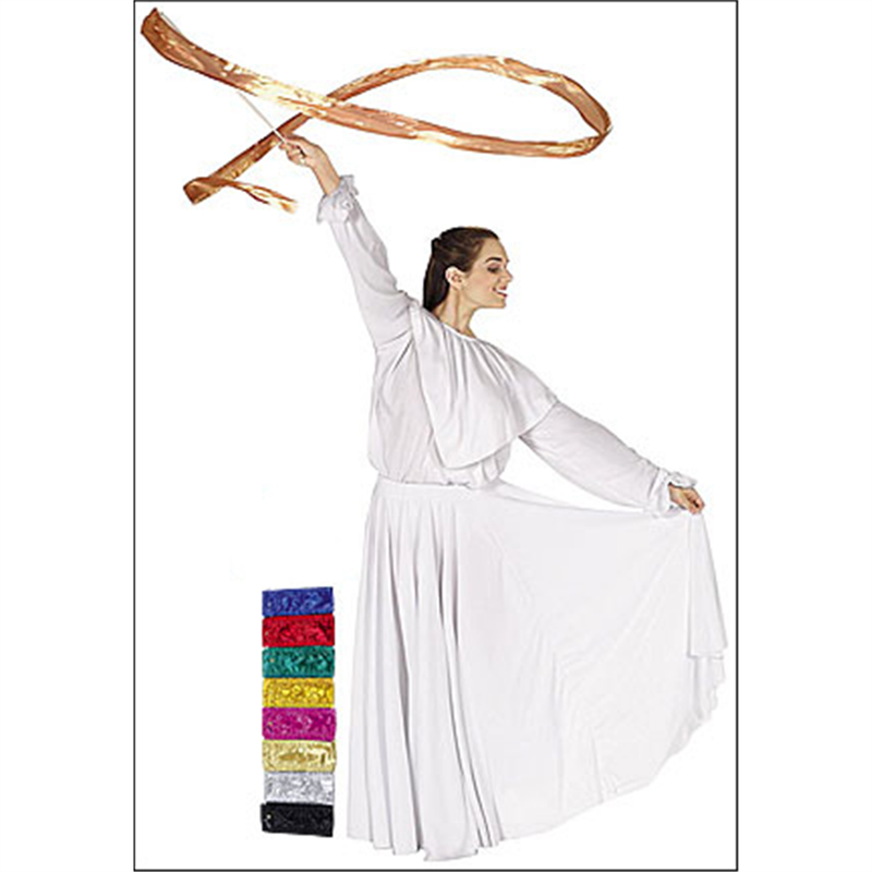 Long Metallic Streamers With Wand by Eurotard 13901 13910 Combo Long Metallic Streamers With Wand by Eurotard 13901 13910 Combo