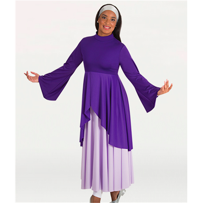 Mock Neck Tunic by Body Wrappers : 529-529XX, On Stage Dancewear