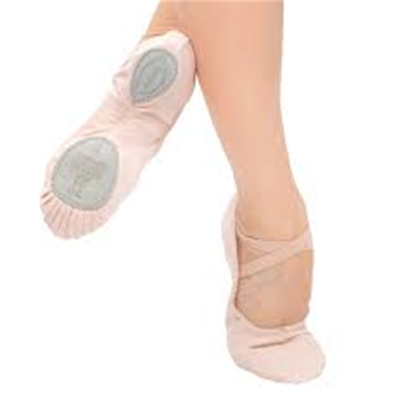 split sole ballet shoes