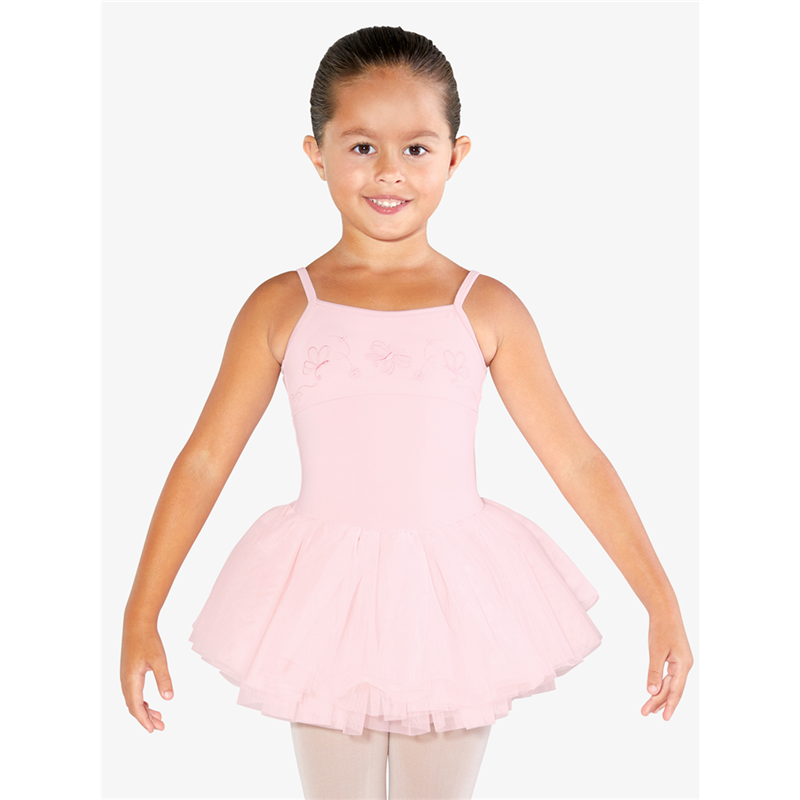 Girls Embroidered Butterflies Camisole Ballet Tutu by Bloch CL3567