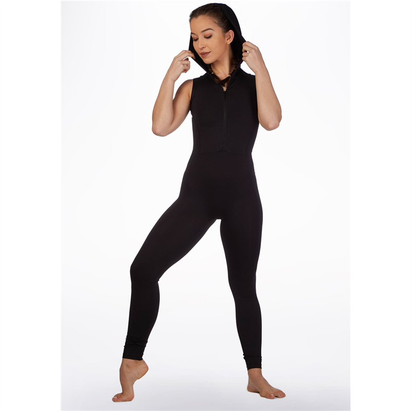 Womens Zip Up Hooded FullBody Unitard by Bloch FM5107 Bloch, On